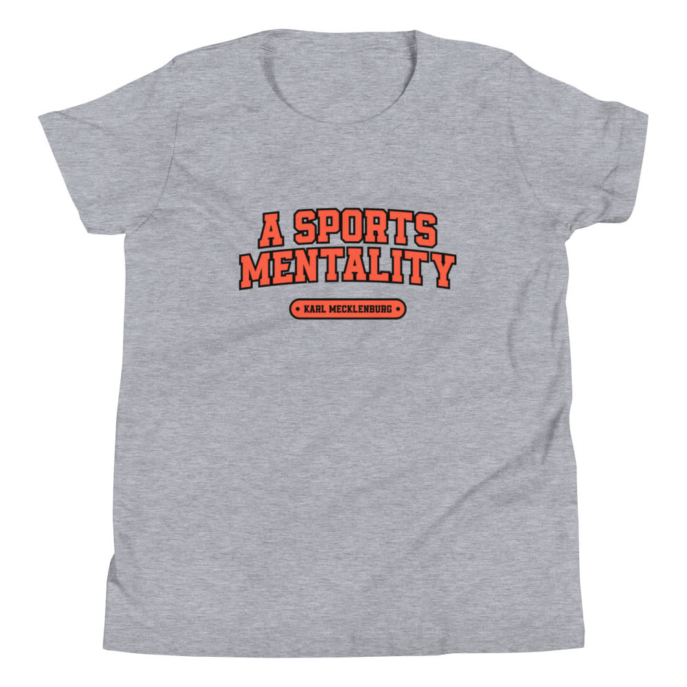 "A Sports tality" Youth Shirt, Black Logo