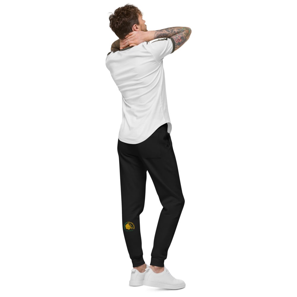 "Under The Golden Dome" Joggers, Gold Logo