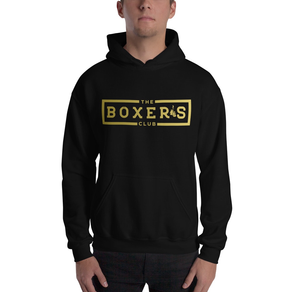 "The Boxers Club" by Held Alekozai Hoodie, Gold Logo