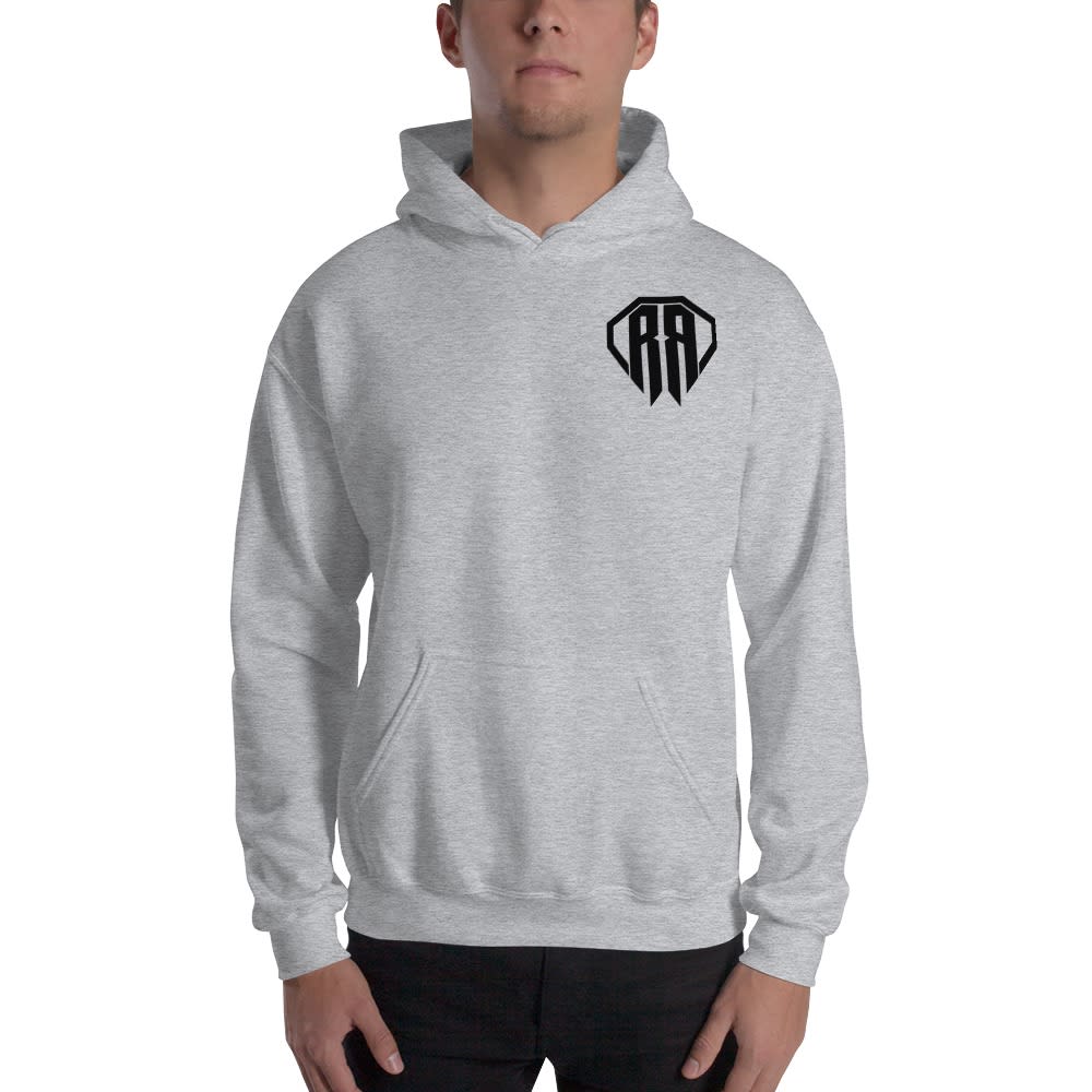 Rr By Ryan Roach, men's Hoodie, Black Logo Mini