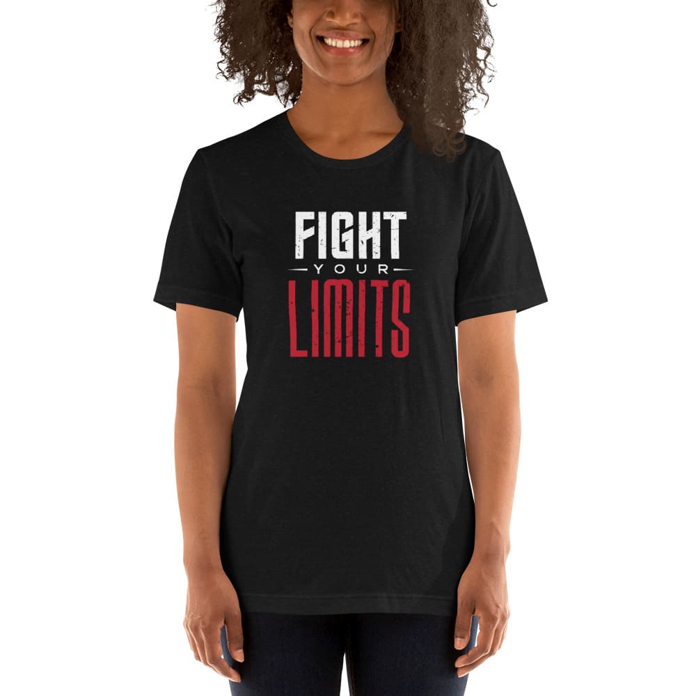 "Fight Your Limits" by Southpaw Family Fitness and Boxing, T-Shirt, White Logo