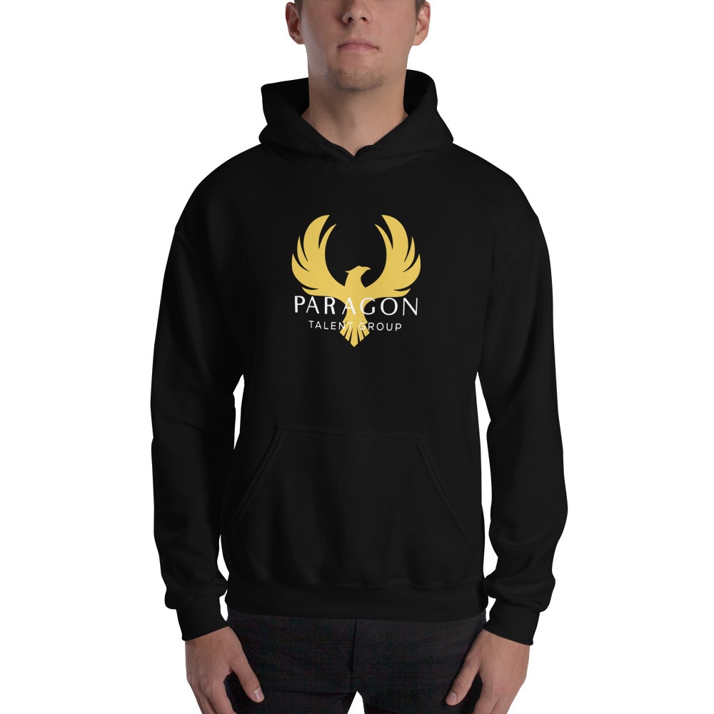 "Paragon" by Paragon Talent Group Hoodie, Light Logo