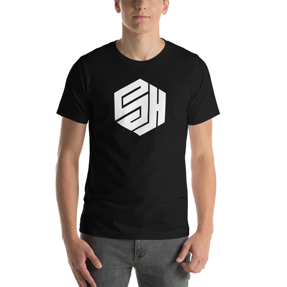 "SH" by Salathiel Hemphill Men's Shirt, White Logo