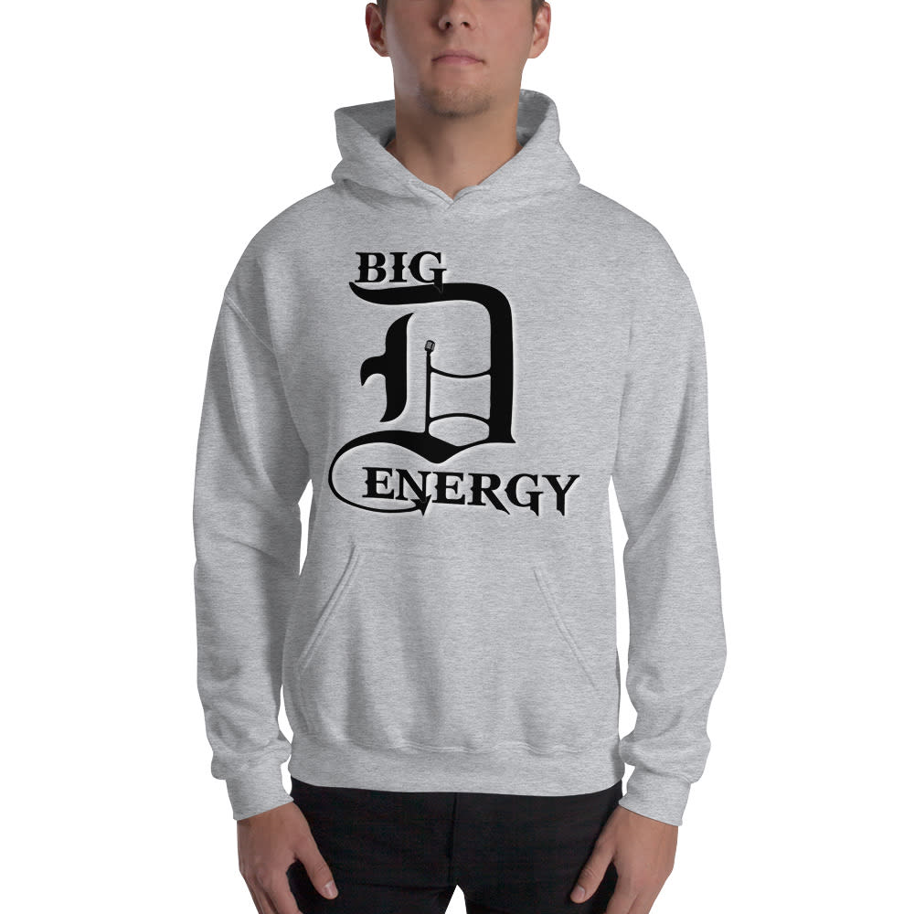 Big D Energy Unisex Hoodie, Black Logo