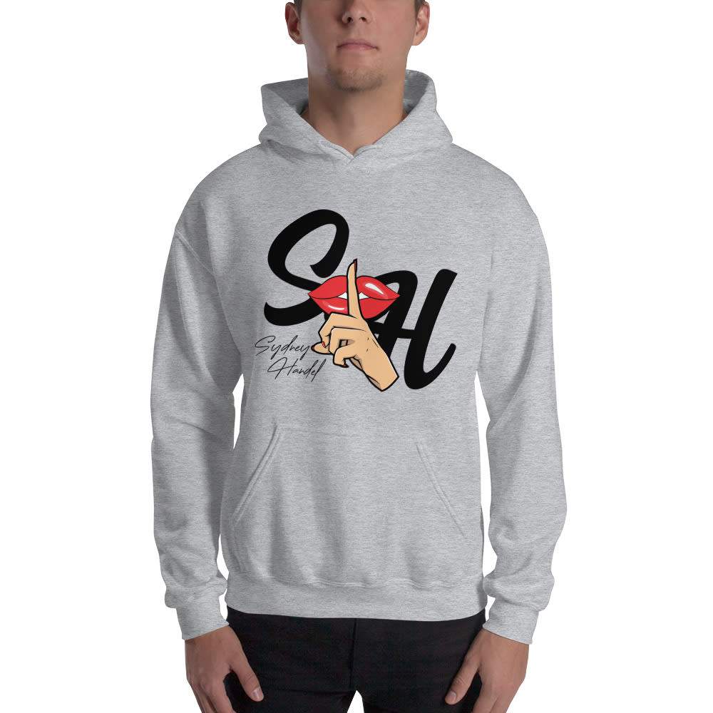 "Silence" by Sydney Handel Hoodie, Black Logo