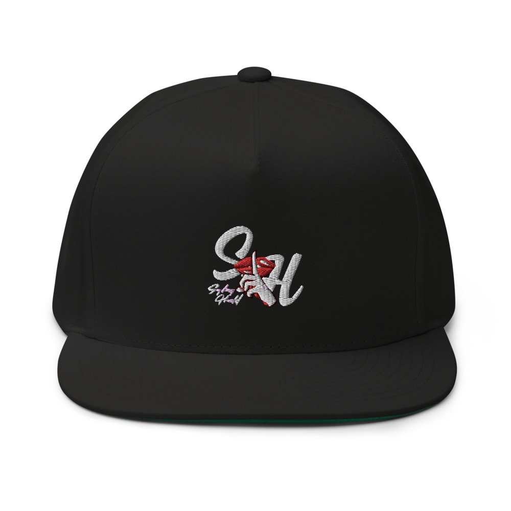 "Silence" by Sydney Handel Hat, White Logo