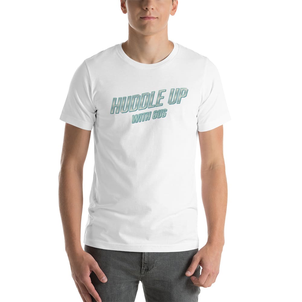 Huddle Up With Gus Shirt, Light Logo