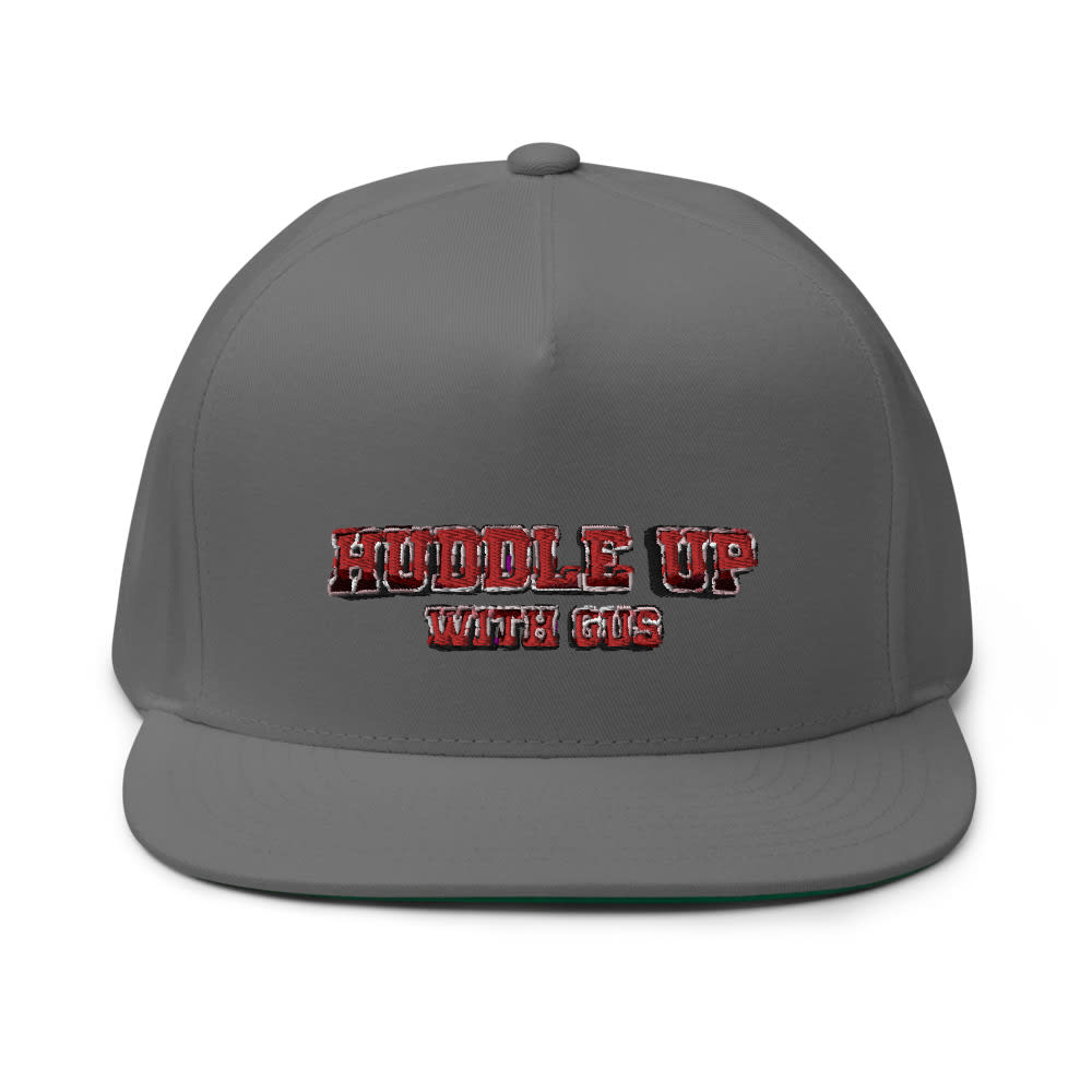 Huddle Up With Gus Hat, Dark Logo