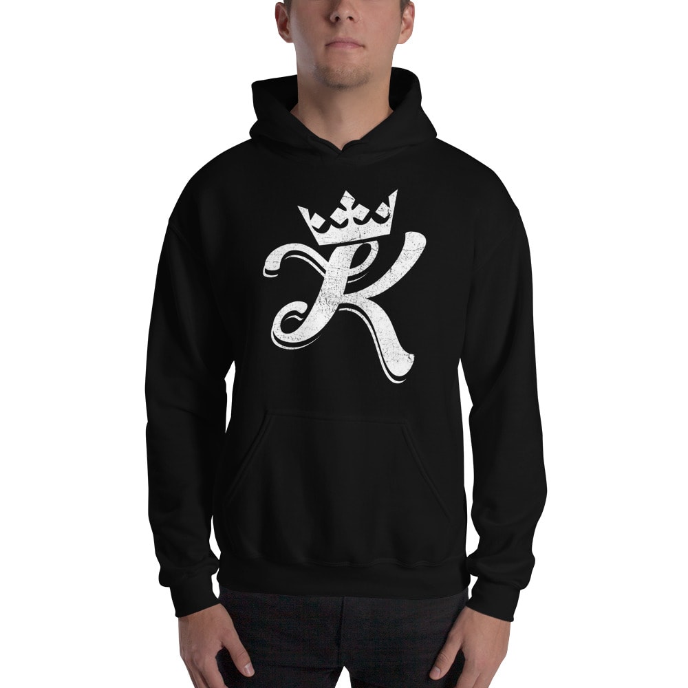 K&Crown by Kenya Livingston Hoodie, White Logo