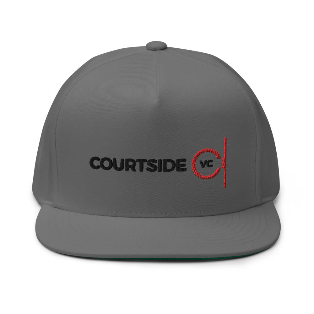 Courtside Ventures Hat, Black Logo