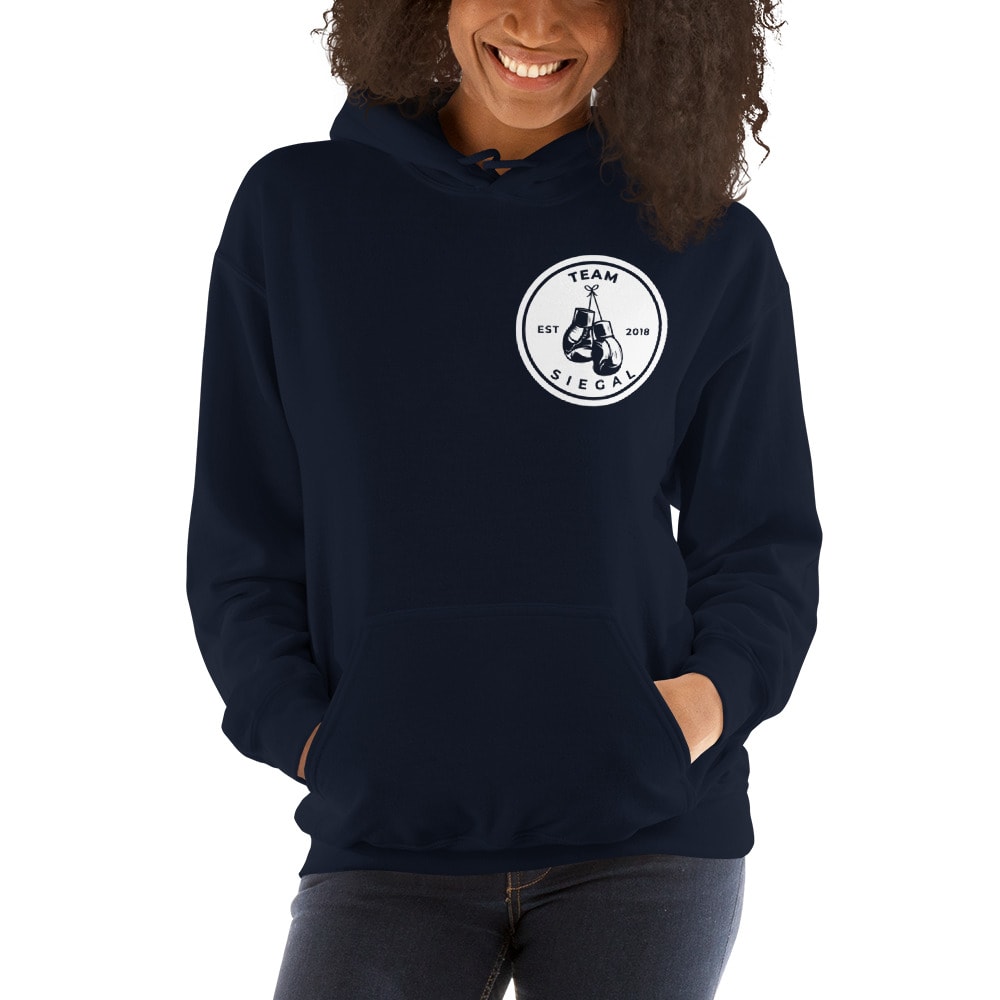 Team Siegal EST 2018 by Julia Siegal Unisex Hoodie, White Logo