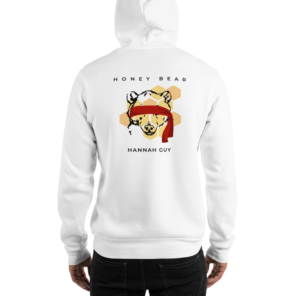 The Honey Bear by Hannah Guy Hoodie, Dark Logo