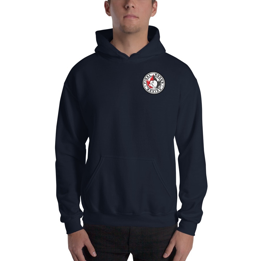 Final Round ’s Hoodie, Red And Black Mini Logo