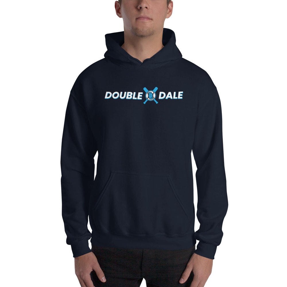 Double Dale by Caleb Lorbecki Unisex Hoodie, Light Logo