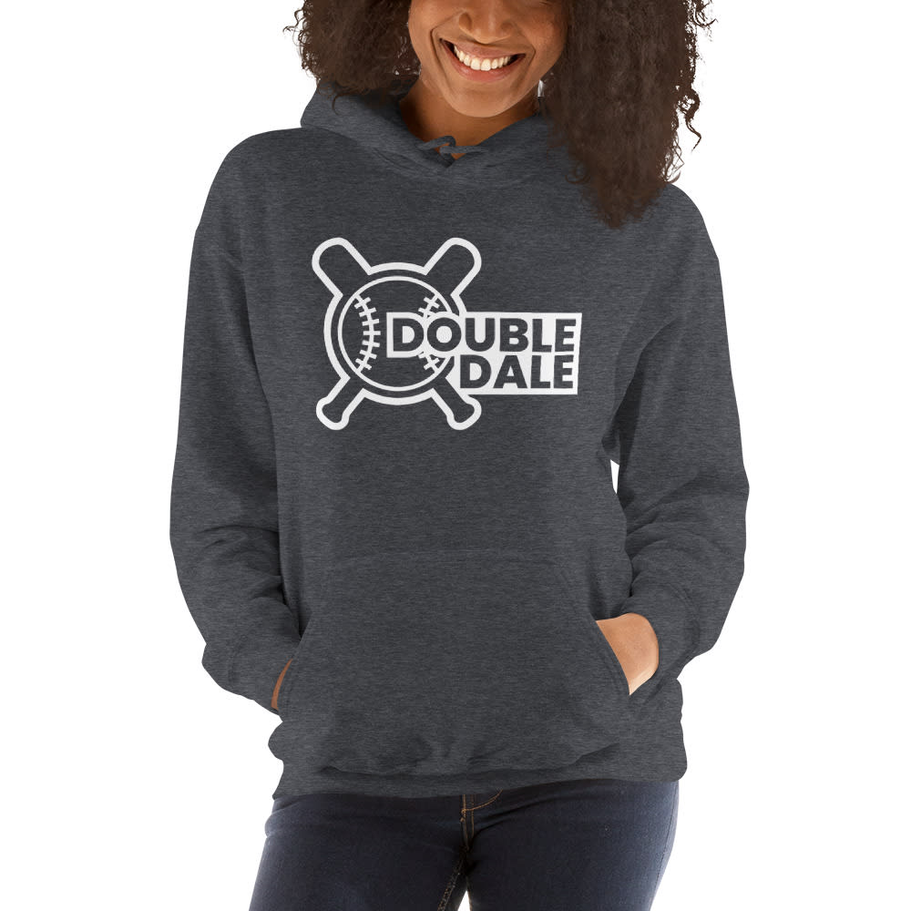 Double Dale II by Caleb Lorbecki Unisex Hoodie, Light Logo