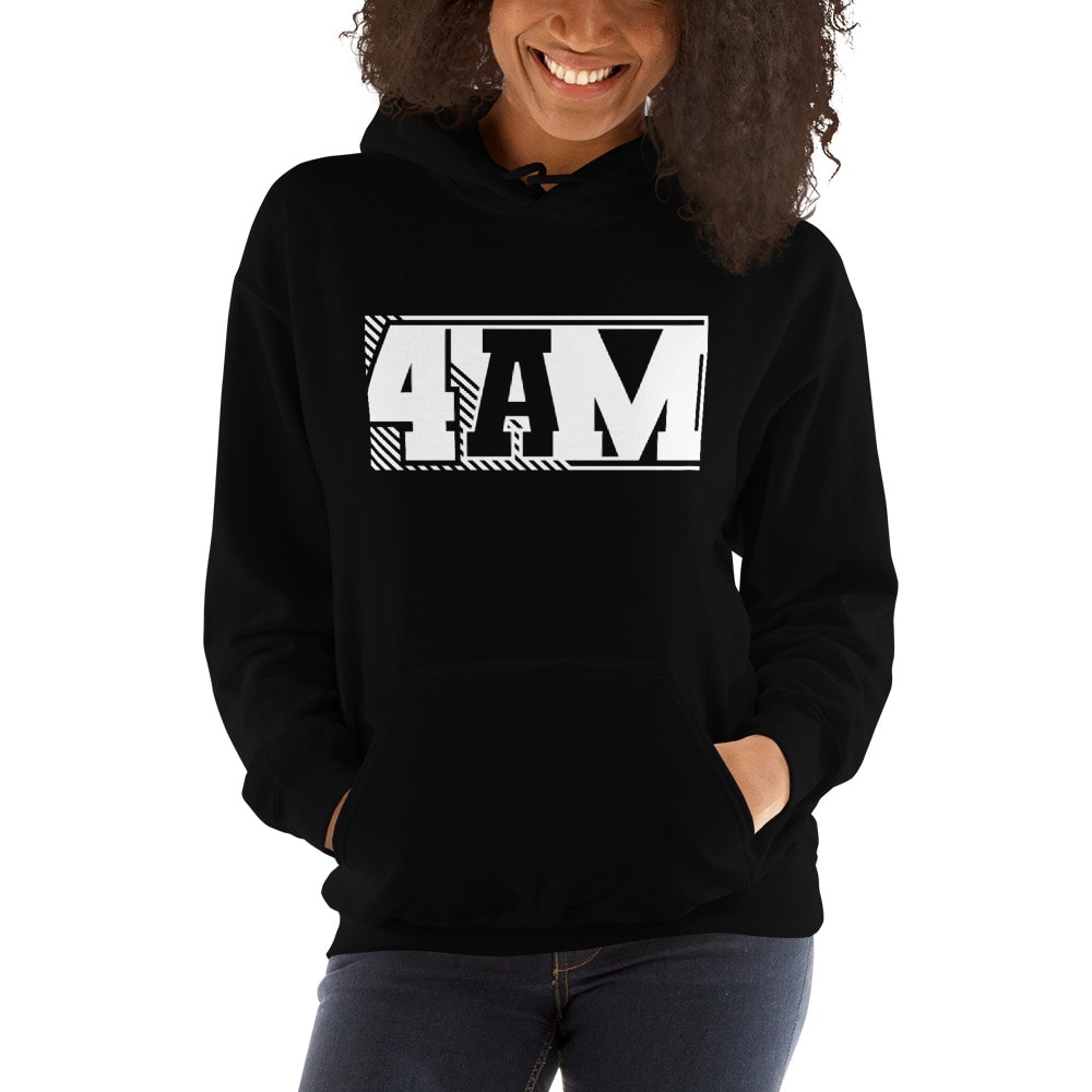 4AM Ashton Mincey Unisex Hoodie, Light Logo