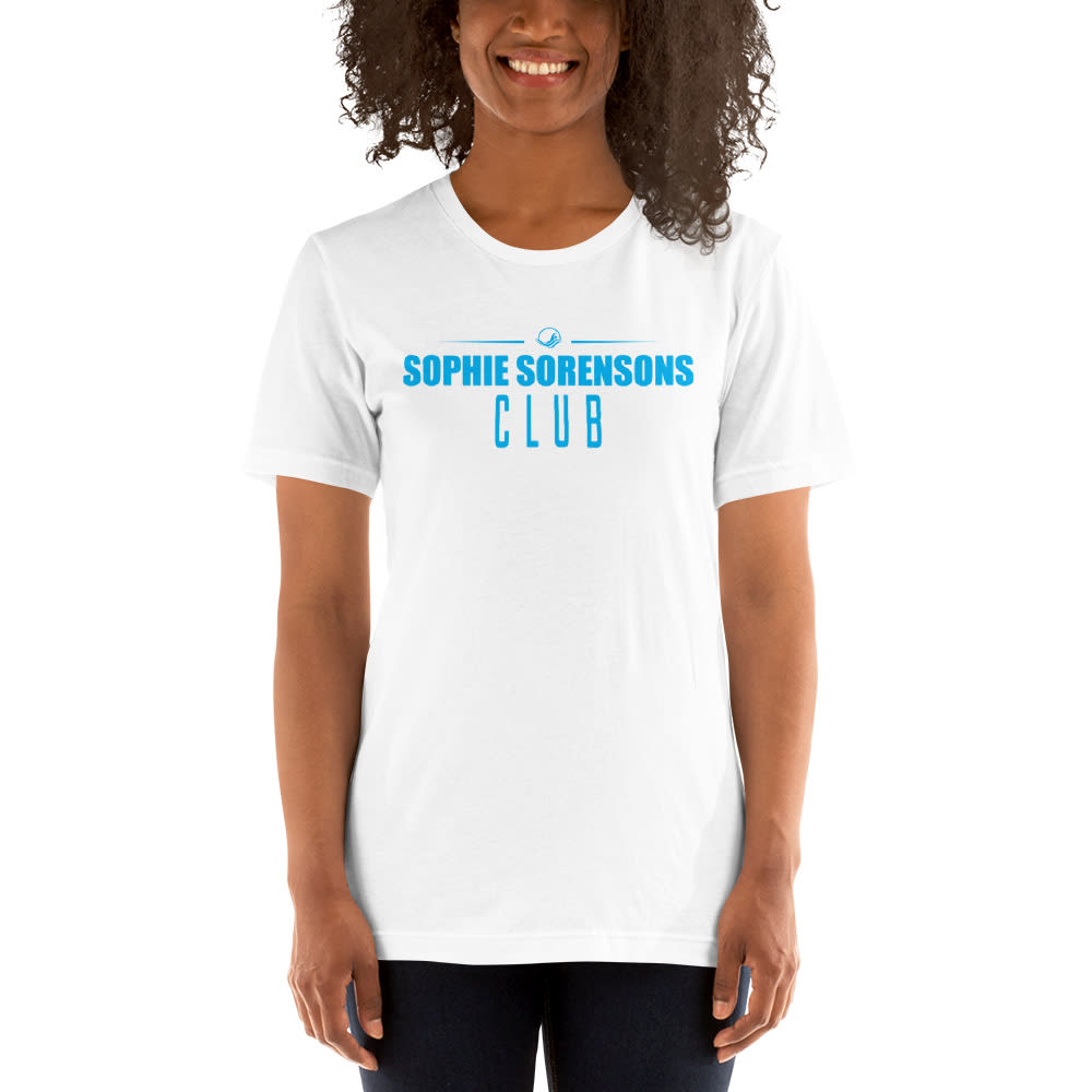 Sophie Sorenson Club T-Shirt, Light Blue Logo