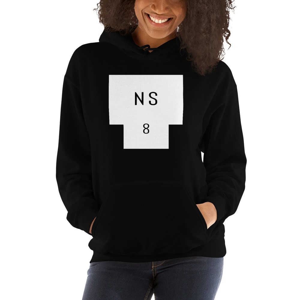 NS 8 by Noah Sorensen Unisex Hoodie, Light Logo