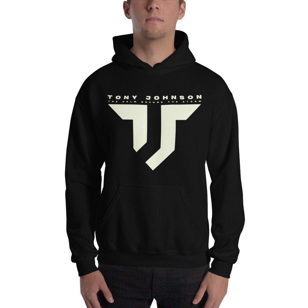 The Calm Before The Storm by Tony Johnson Hoodie, Light Logo