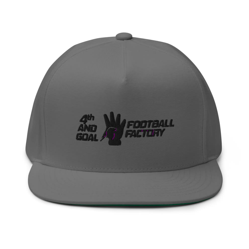 Football Factory:4th and Goal by John Eskridge II Hat, Dark Logo
