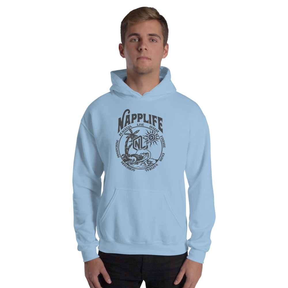 NAPPLIFE by Ja'Quez Davis Unisex Hoodie, Black Logo