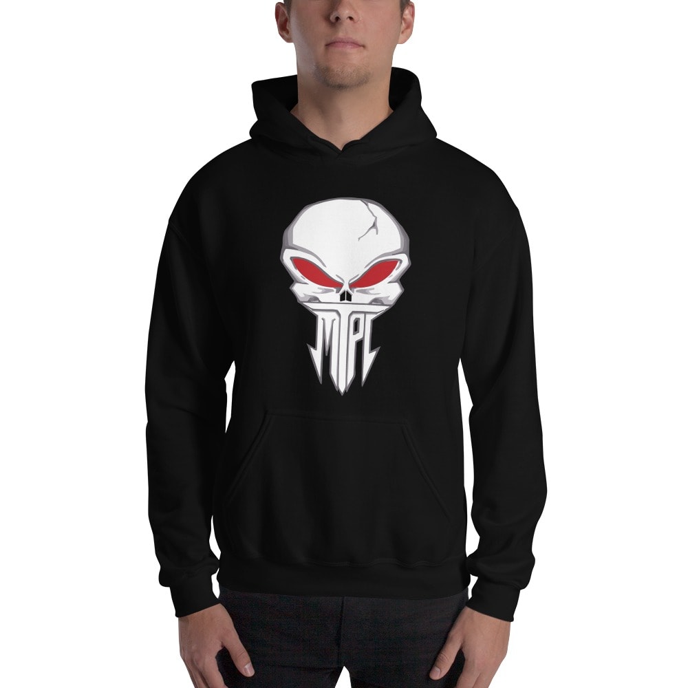 The Punisher by zo Conde Hoodie, Red Eyes Logo
