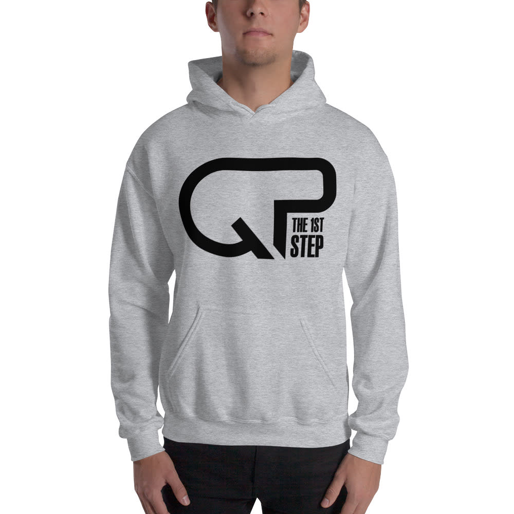 The 1st Step by Quinn Pitcock Hoodie, Black Logo