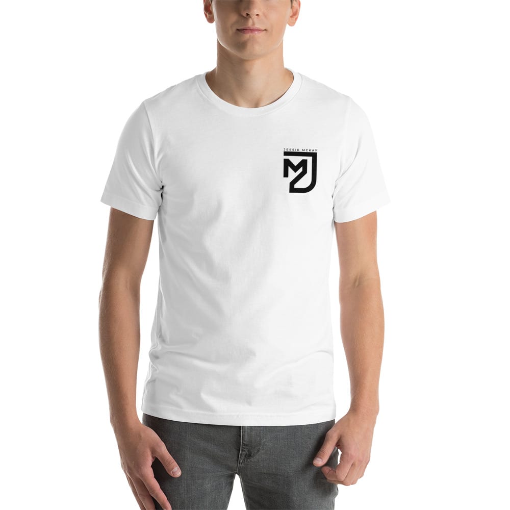  JM Jessica McKay by MAWI, Men's T-Shirt, Black Logo