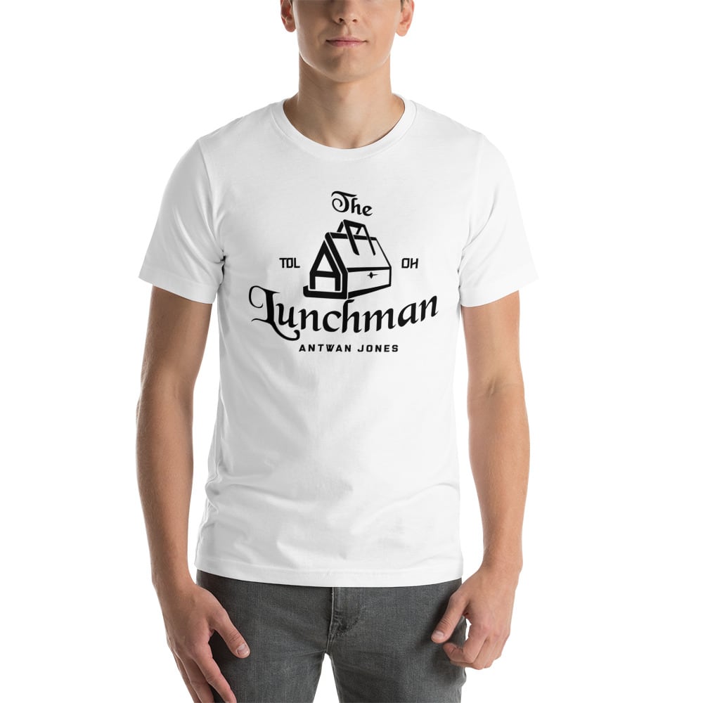  Lunchman by Antwan Jones, Unisex T-Shirt, Dark Logo