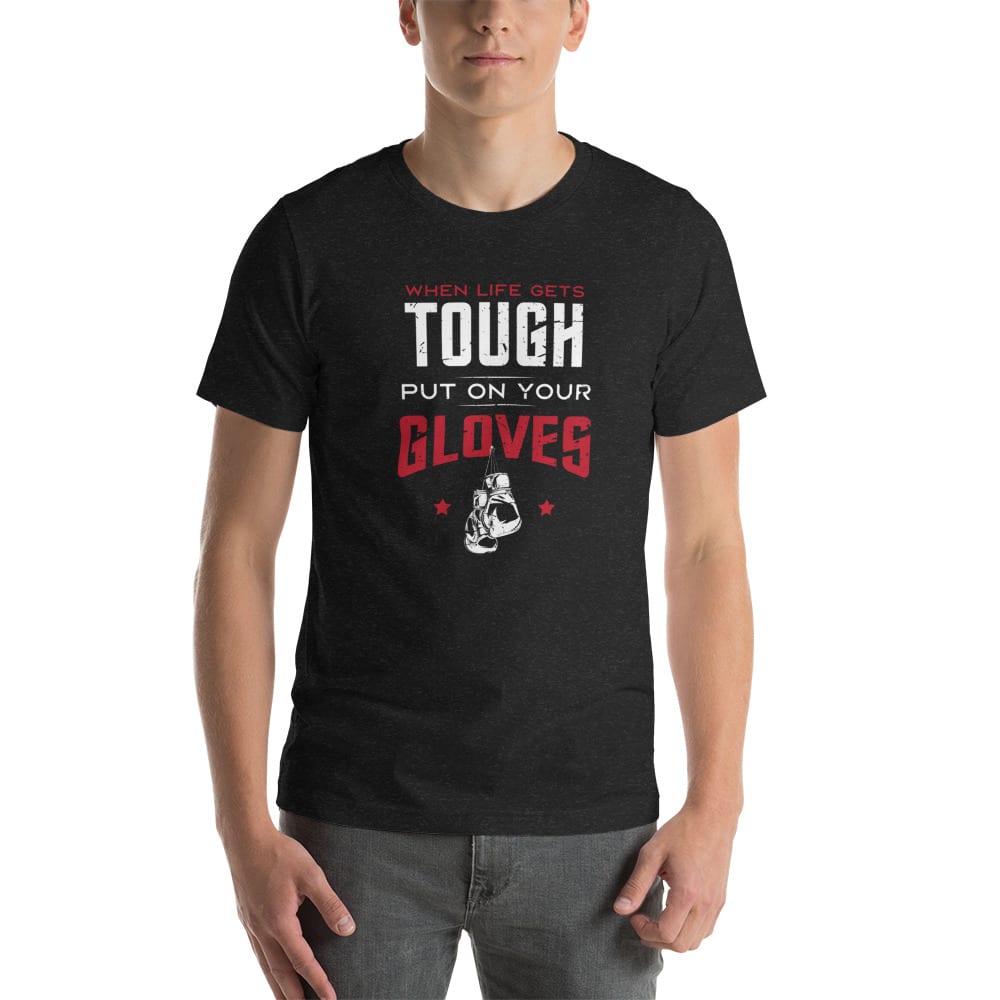 "When Life Gets Tough" Southpaw Family Fitness and Boxing T-Shirt