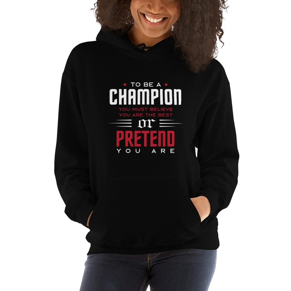 "To Be A CHAMPION " Southpaw Family Fitness and Boxing Women's Hoodie