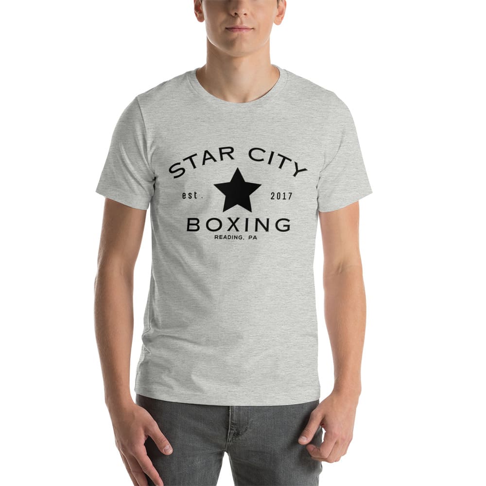 Star City Boxing Shirt, Black Logo
