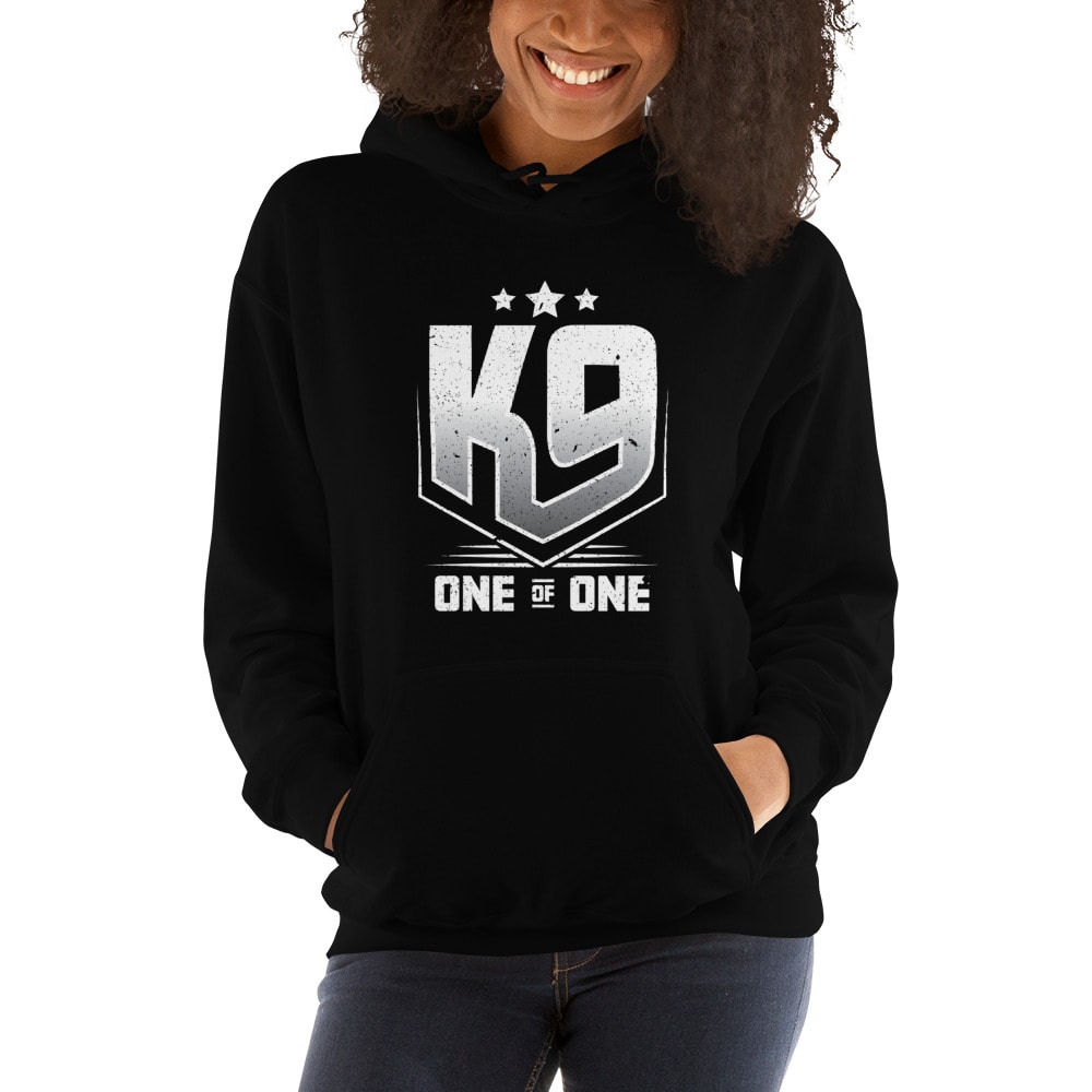 One of One “K9” by Kobe Head Unisex Hoodie, White Logo