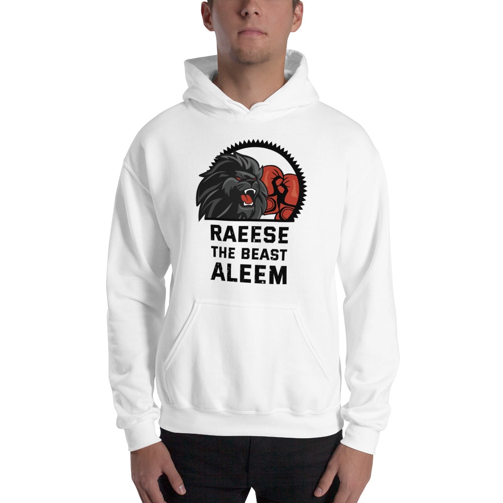 Raeese The Beast by Team Aleem Hoodie, Dark Logo