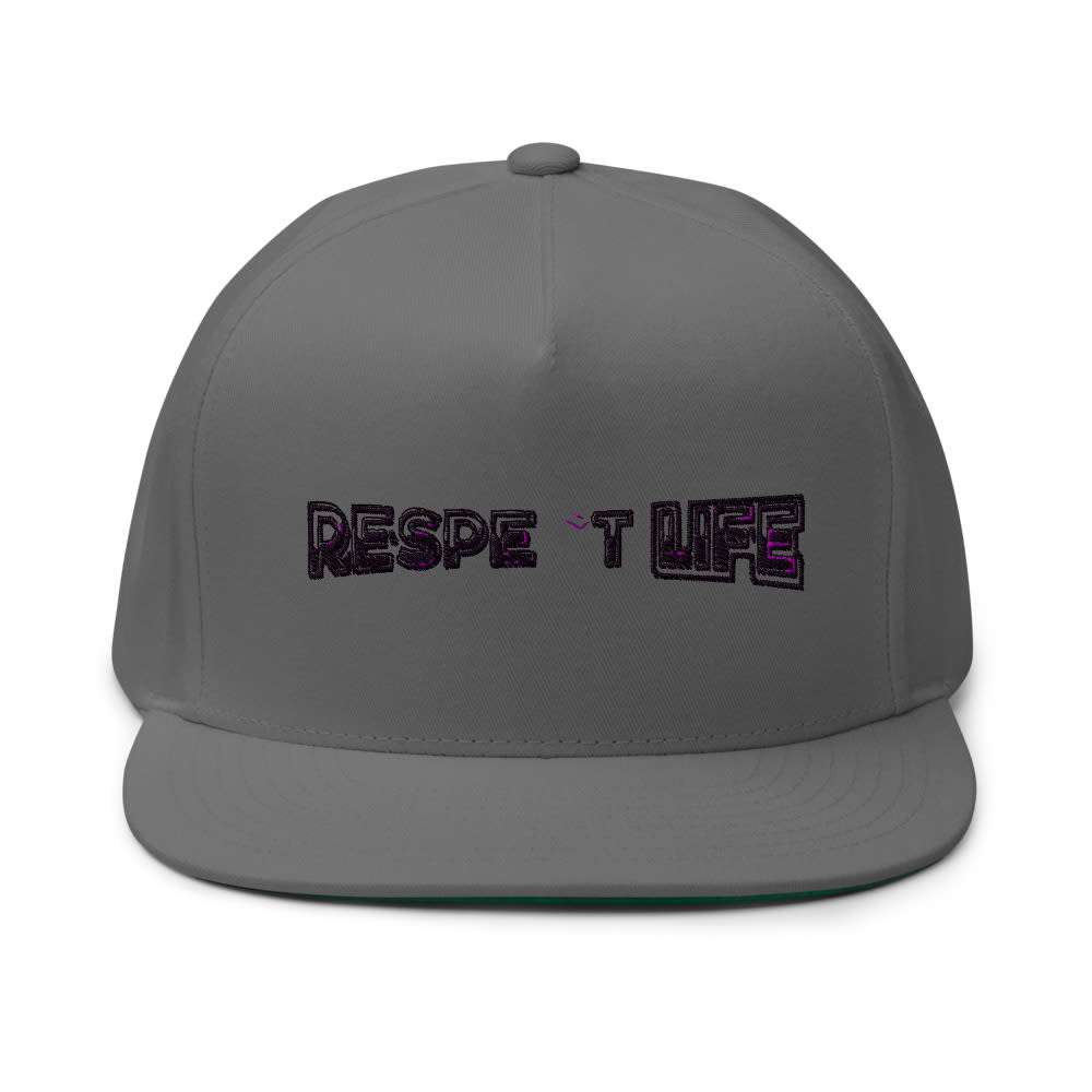 Respect Life by Clay Collard Hat, Dark Logo