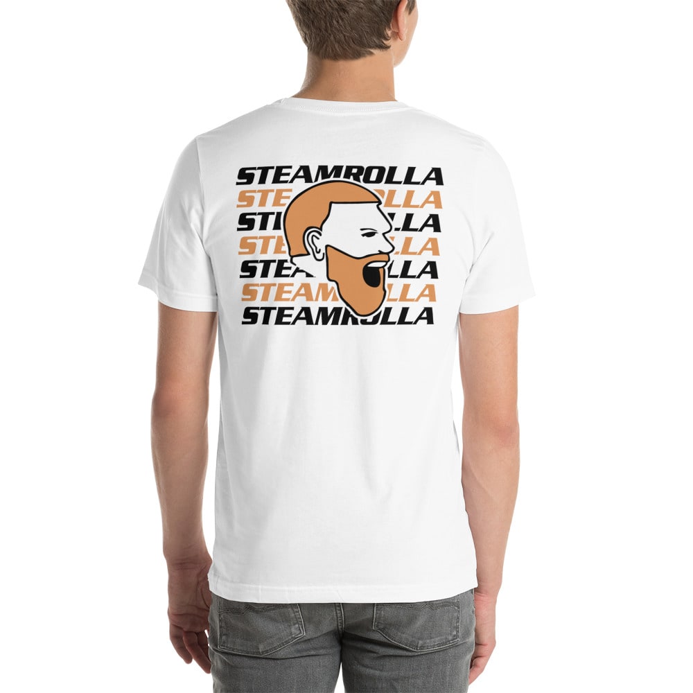 Streamrolla Frevola by Matt Frevola T-Shirt, Orange Black Mini Logo