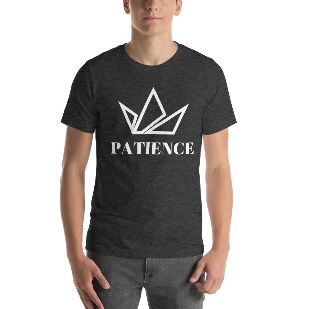 "Patience" by Parker Nash T-Shirt, White Logo
