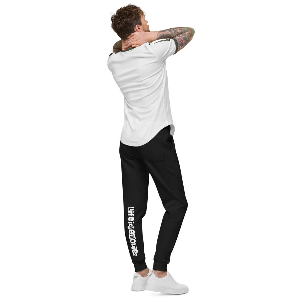 Devon Jackson "LifeIzMemoriez" Joggers, White Logo