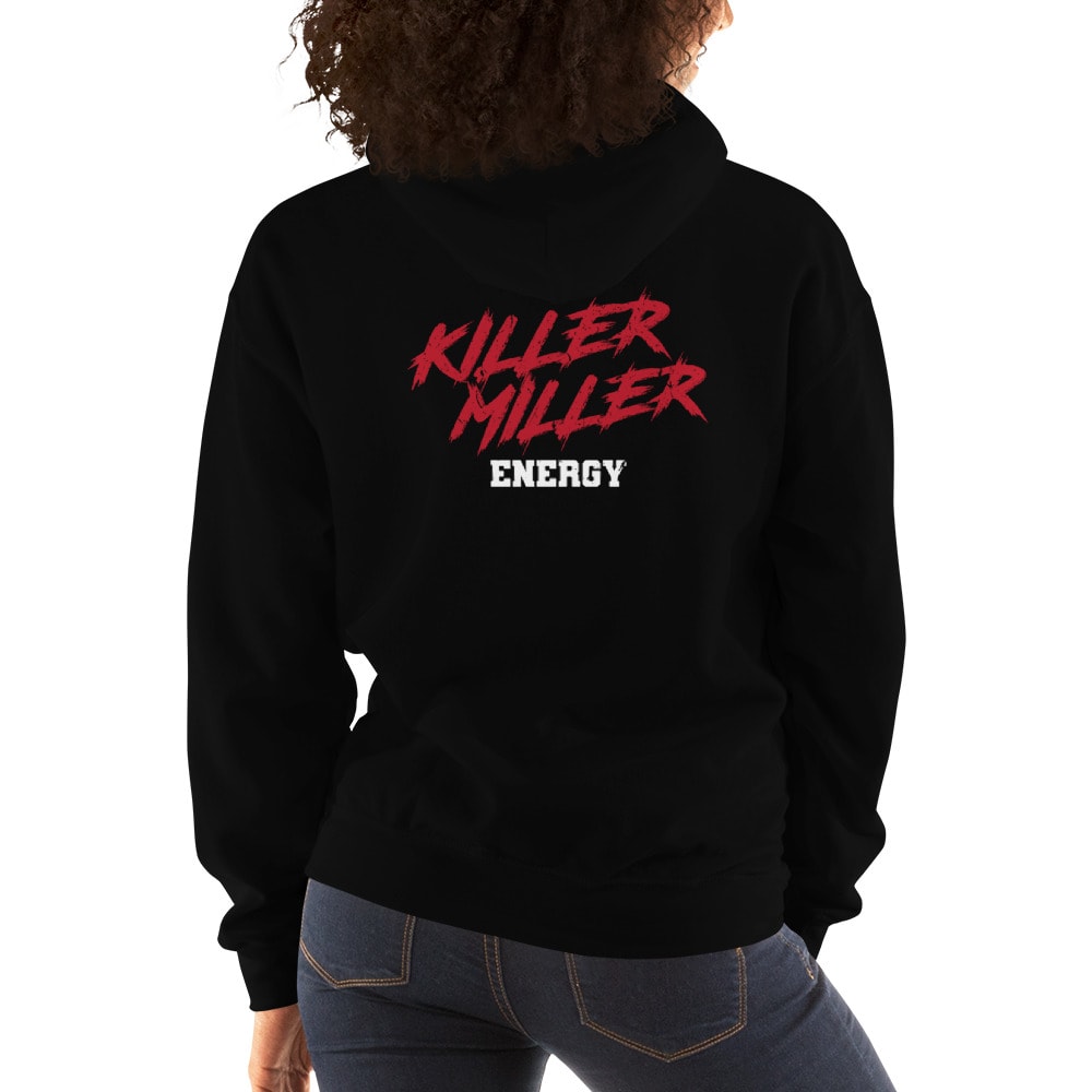 Killer Masked Miller by Juliana Miller Unisex Hoodie, Light Logo