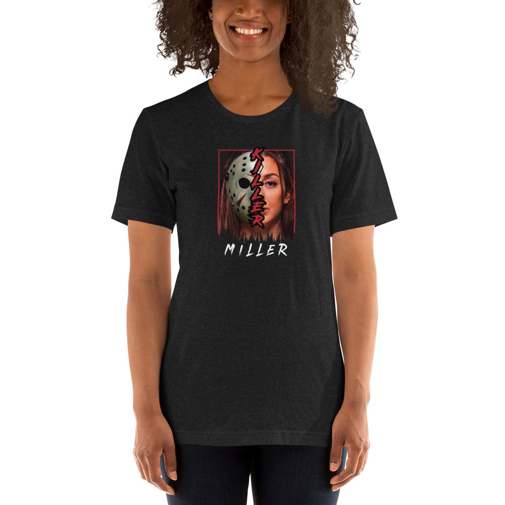 Killer Masked Miller by Juliana Miller Unisex T-Shirt, Light Logo
