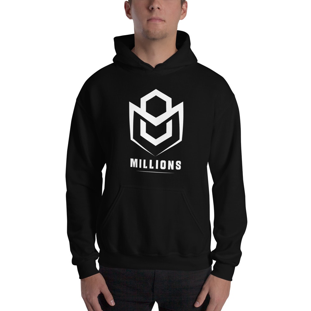 Mo Millions II by Morgan Griggie Unisex Hoodie, White Logo
