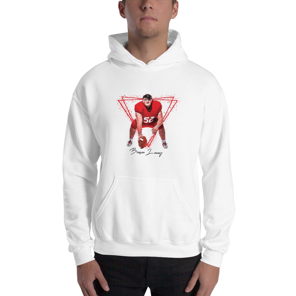 #52 by Bronson Laney Unisex Hoodie, Dark Logo