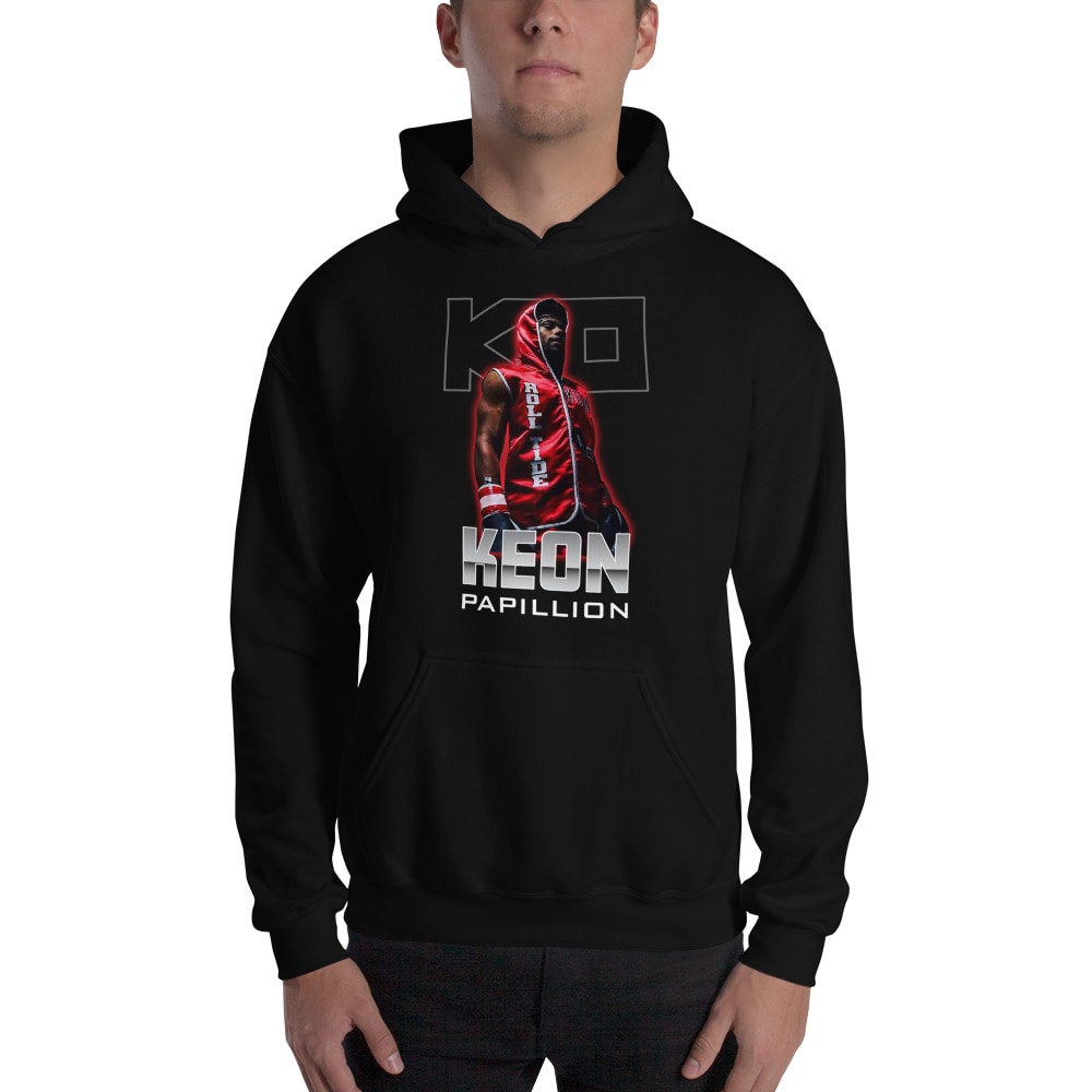 KO Keon Papillion Unisex Hoodie, Light Logo