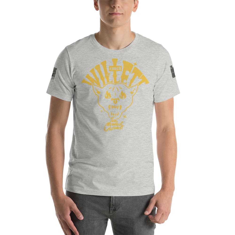 Chemist Premium by Willett Boxing Coach Unisex T-Shirt (yellow logo)