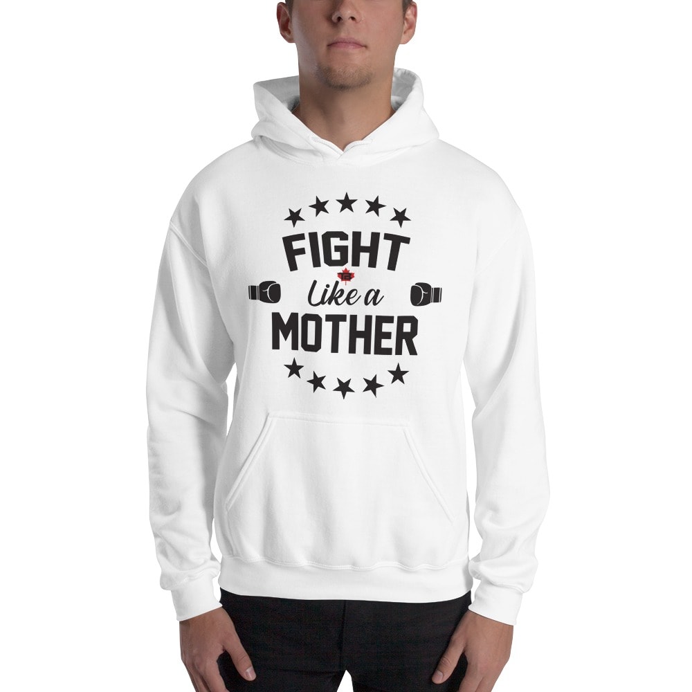 Fight Like A Mother by dy Bujold, Hoodie, Black Logo