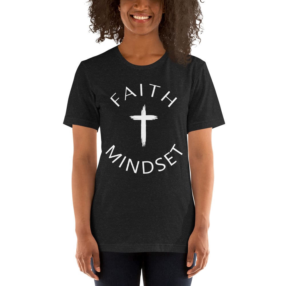 Faith Mindset by Martin Dominguez T-Shirt, White Logo