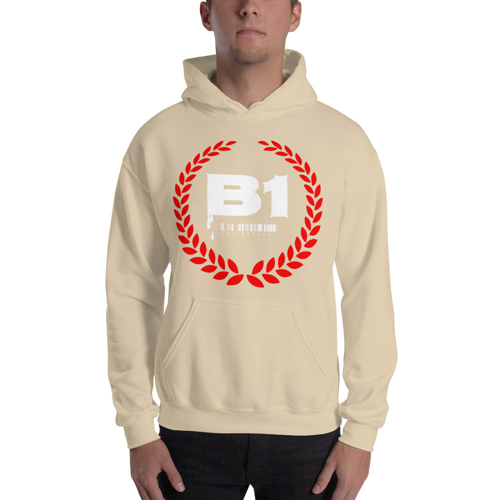 Michael Badejo "Believe First" White Logo Hoodie