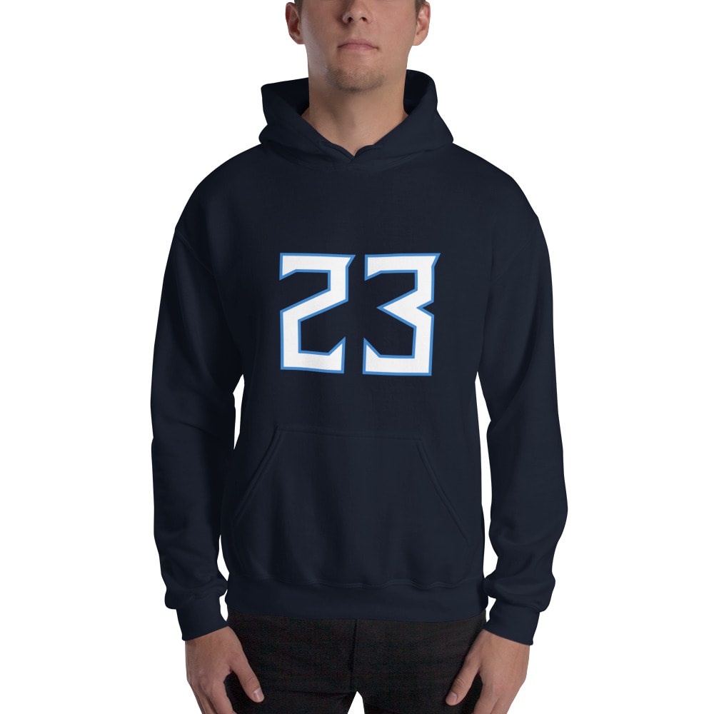 Blaine Bishop "Hitman 23" Men's Hoodie Dark Blue
