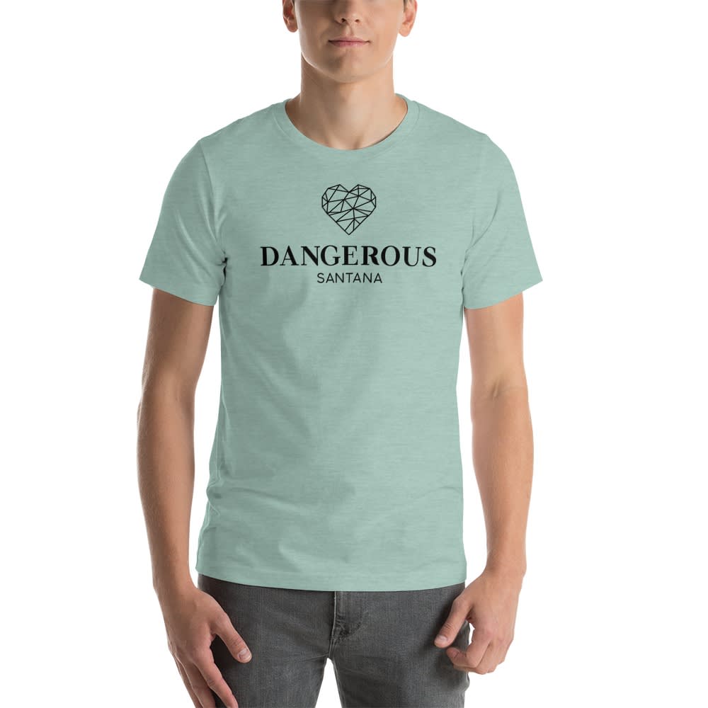 Dangerous Heart by Yan Santana T-Shirt, Black Logo