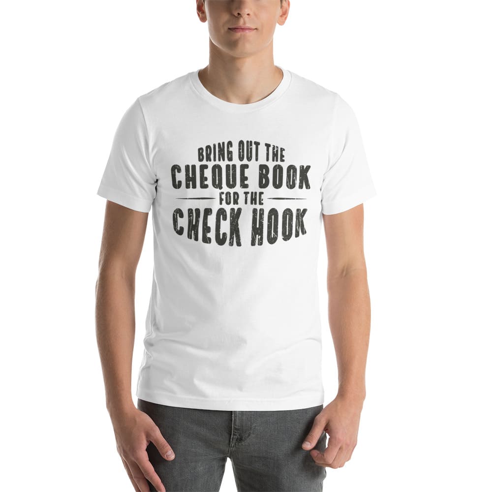 Carlos Ulberg "Bring Out the Cheque Book for the Check Hook" T-Shirt White
